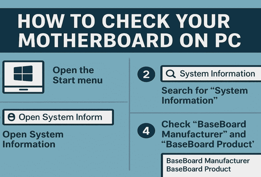 How to Check Your Motherboard on PC